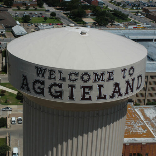 Welcome to aggieland watertower